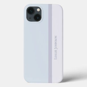 Case-Mate iPhone Case Bloc de couleur moderne rayé, bleu et violet