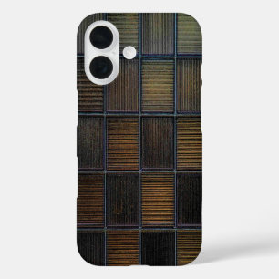 Coque Pour iPhone 16 Bloc de couleur neutre aspect corduroy