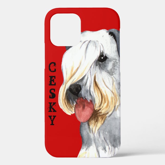 Coques Case-Mate iPhone Bloc de couleurs Cesky Terrier (Verso)