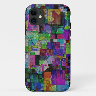 Coques Pour iPhone Blocs colorés abstraits de peinture