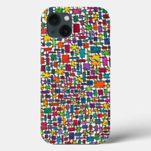 Case-Mate iPhone Case Blocs connectés colorés