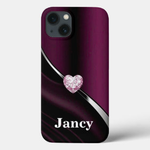 Case-Mate iPhone Case Blocs couleur Magenta rose Nom monochromatique