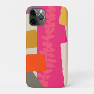 Case-Mate iPhone Case Blocs de couleur artistiques à silhouette botaniqu
