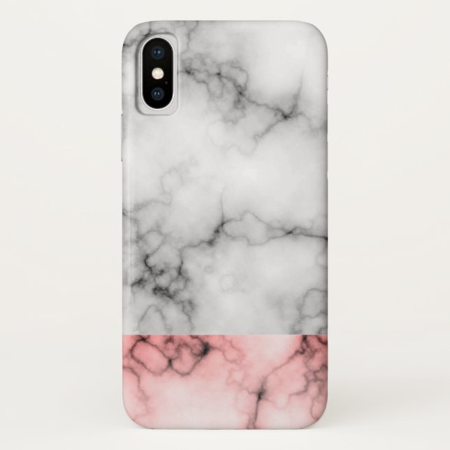 Coques Case-Mate iPhone blocs de couleur marbre (Dos)