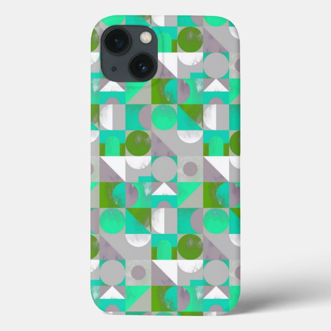 Coques Case-Mate iPhone Blocs de jouets petits - vert (Verso)