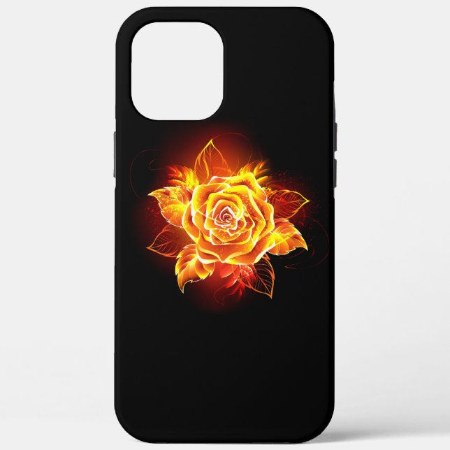 Coques Case-Mate iPhone Blooming Fire Rose (Verso)
