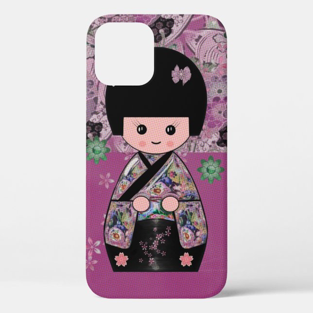 Coques Case-Mate iPhone Blossom Kokeshi (Verso)