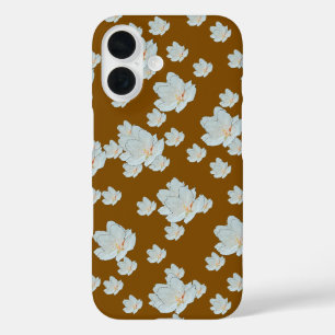 Coque Pour iPhone 16 Blossoms Brown