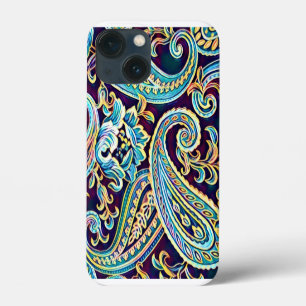 Case-Mate iPhone Case Blue and Yellow Dream Vintage Paisley