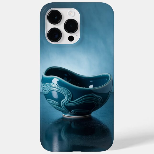Coques Case-Mate iPhone Blue Cup Case (Verso)