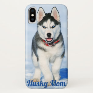 Etui iPhone Case-Mate Blue Eyed Siberian Husky - Husky Maman I Phone Cas