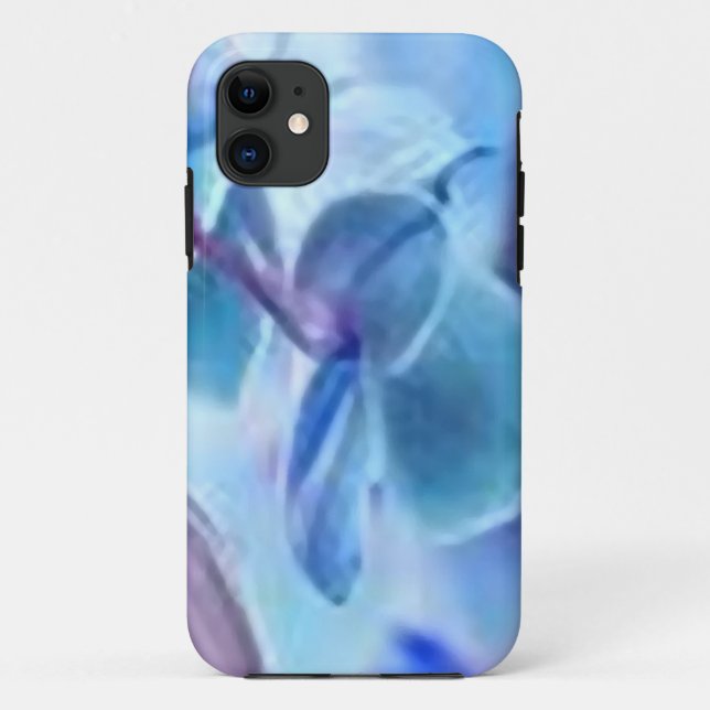 Coques Case-Mate iPhone blue flower_ iphone (Dos)