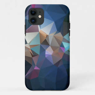 Case-Mate iPhone Case Blue Green Abstrait Pyramid Art Coque-Mate iPhone