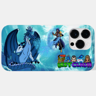Coque Pour Pour iPhone 14 Pro Max Blue Ice Dragon & Magic Wizard dans le domaine Dra