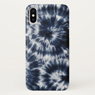 Case-Mate iPhone Case Blue Indigo Shibori Tie Dye
