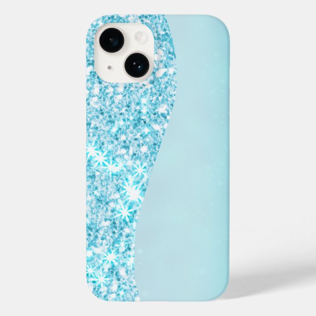 Coques Case-Mate iPhone Blue Luxury Moderne dégradé galaxie étoile parties (Verso)