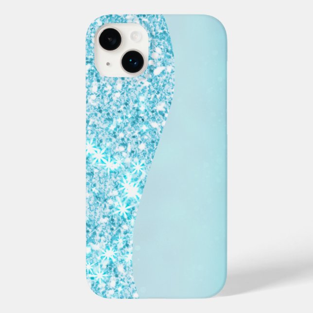 Coques Case-Mate iPhone Blue Luxury Moderne dégradé galaxie étoile parties (Verso)