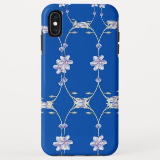 Case-Mate iPhone Case Blue majesté élégant téléphone floral Case