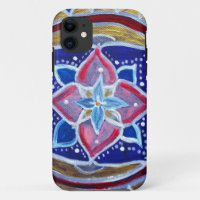 Blue Mandala iPhone SE + iPhone 5/5S, à peine là