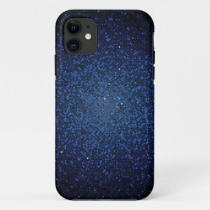 Etui iPhone Case-Mate Blue Navy Parties scintillant Sequin iPhone 5 Mate