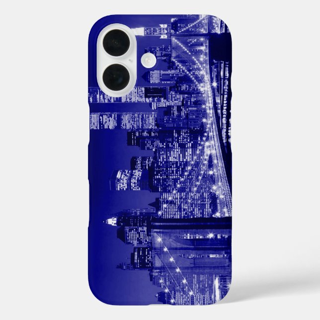 Coques Case-Mate iPhone Blue New York (Verso)