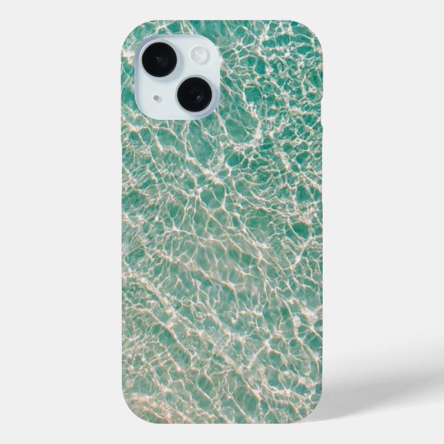 Coques Case-Mate iPhone Blue Ocean Summer Beach Waves (Verso)