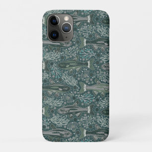 Case-Mate iPhone Case Blue School of Fish Brook Trout - NH State Fish