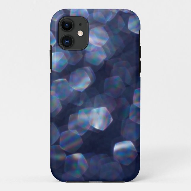Coques Case-Mate iPhone Blue Sparkle (Dos)
