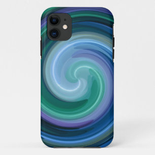 Case-Mate iPhone Case Blue Spiral Abstract