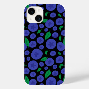 Coque Pour iPhone 14 Blueberries Motif sans faille