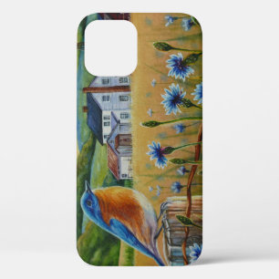 Case-Mate iPhone Case Bluebird Cornflowers Summer Farm Waterart