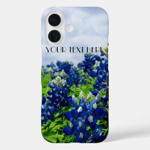 Coque Pour iPhone 16 Bluebonnets Fleurs bleues Texas Lupine Floral