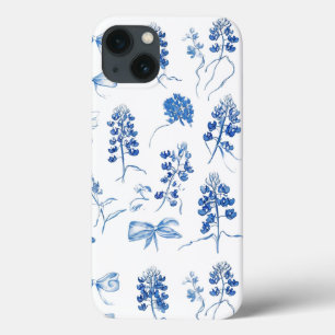 Case-Mate iPhone Case Bluebonnets Texas Floral Blue Bow Motif