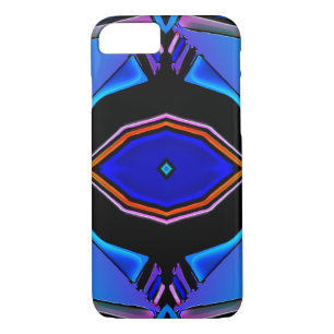 Coque iPhone 8/7 Blues Liquides Conception géométrique
