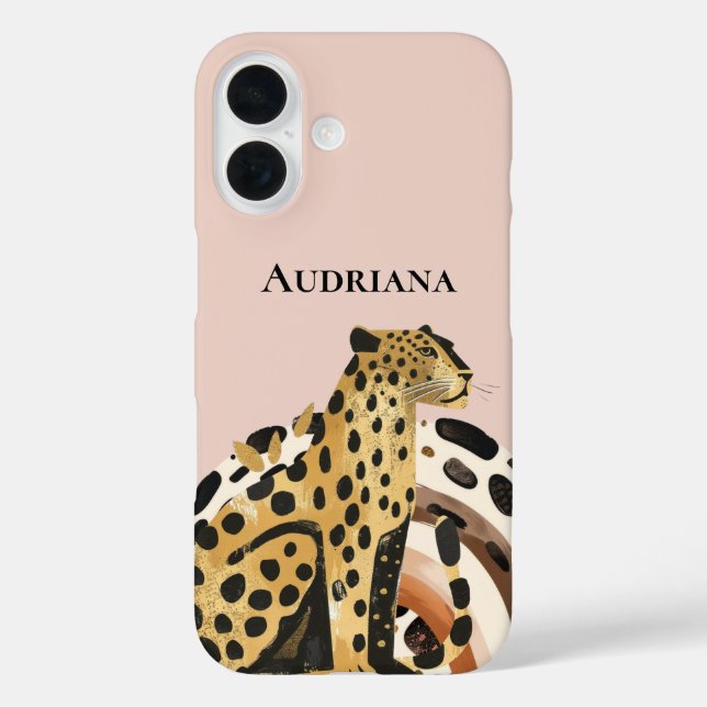 Coques Case-Mate iPhone Blush Gold Leopard (Verso)