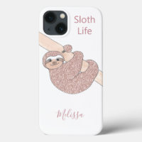 Blush Gold Sloth Life personnalisée