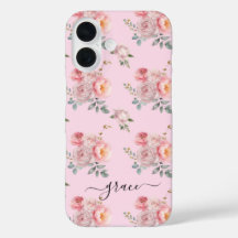 Blush rose mignon Fille Boho Floral Personnalisé