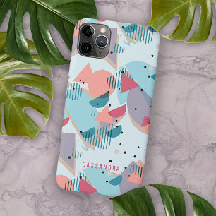 Case-Mate iPhone Case Blush sarcelle bleu orange rose mosaïque personnal