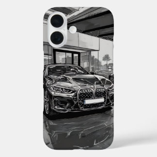 Coque Pour iPhone 16 BMW - Shadow Grille Dominance