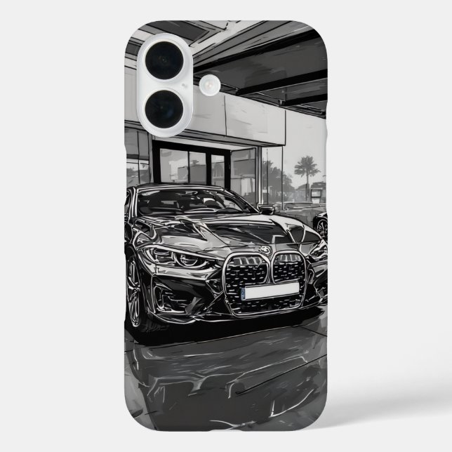 Coques Case-Mate iPhone BMW - Shadow Grille Dominance (Verso)