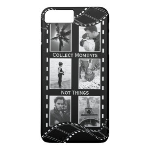 Coque iPhone 8 Plus/7 Plus Bobine de film noire et blanche