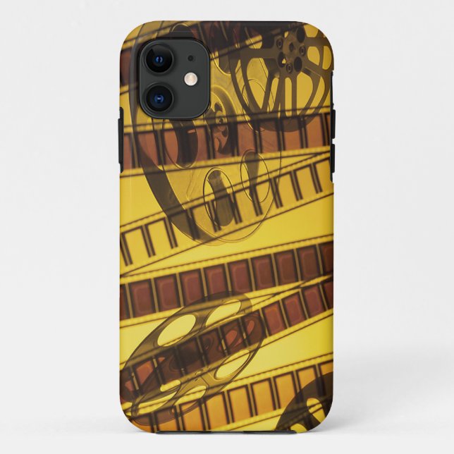 Coques Case-Mate iPhone Bobines d'or de film de film (Dos)