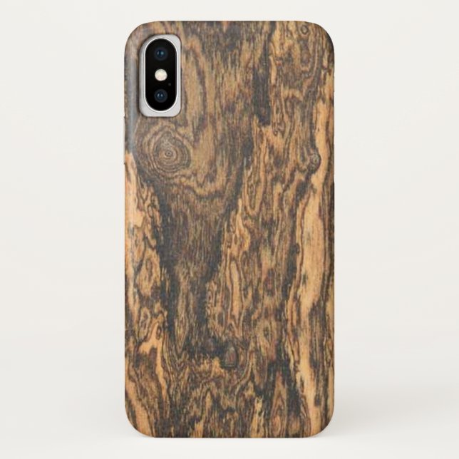 Coques Case-Mate iPhone Bocote (bois) Finition (Dos)