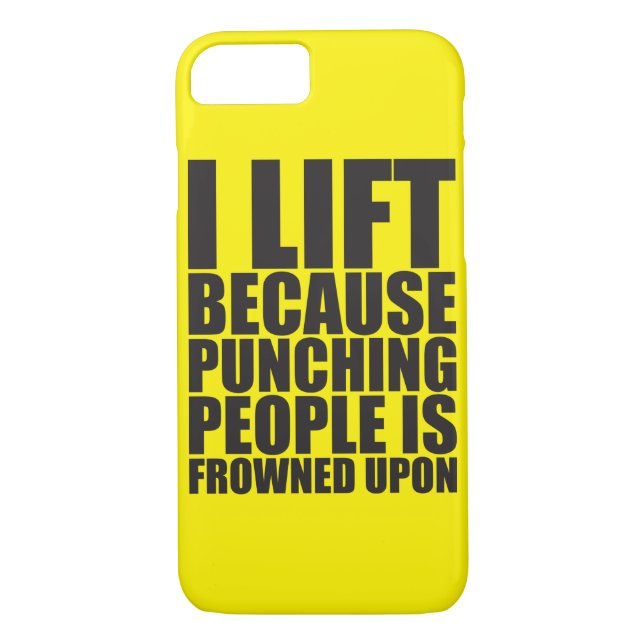 Coques Case-Mate iPhone Bodybuilding Humour I Lift Punching Est Congelé Su (Dos)