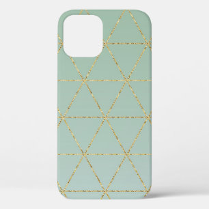 Case-Mate iPhone Case Boho Bohemian Chic Gold & Mint Géométrique Glam