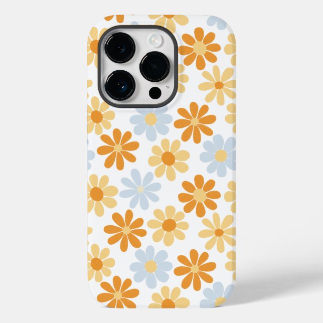 Coques Case-Mate iPhone Boho Daisy Art - dessiné à la main (Verso)