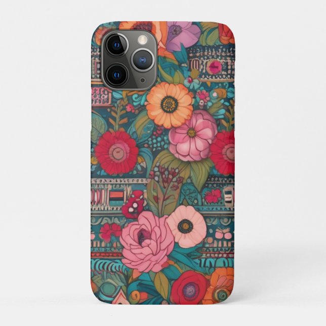 Coques Case-Mate iPhone Boho Floral Whimsical (Dos)