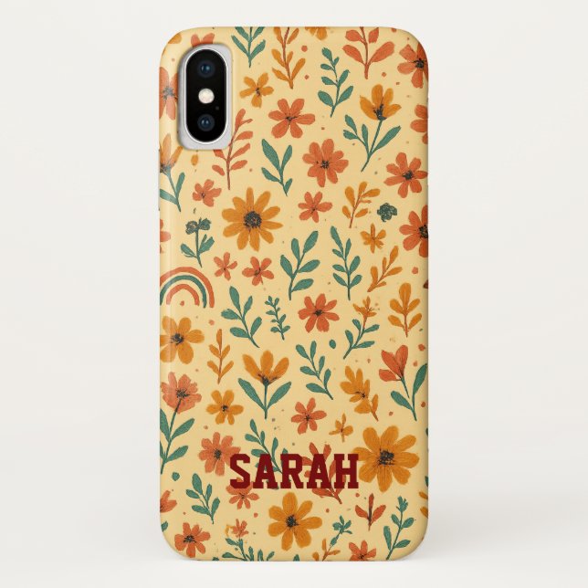 Coques Case-Mate iPhone Boho Mini Floral (Dos)