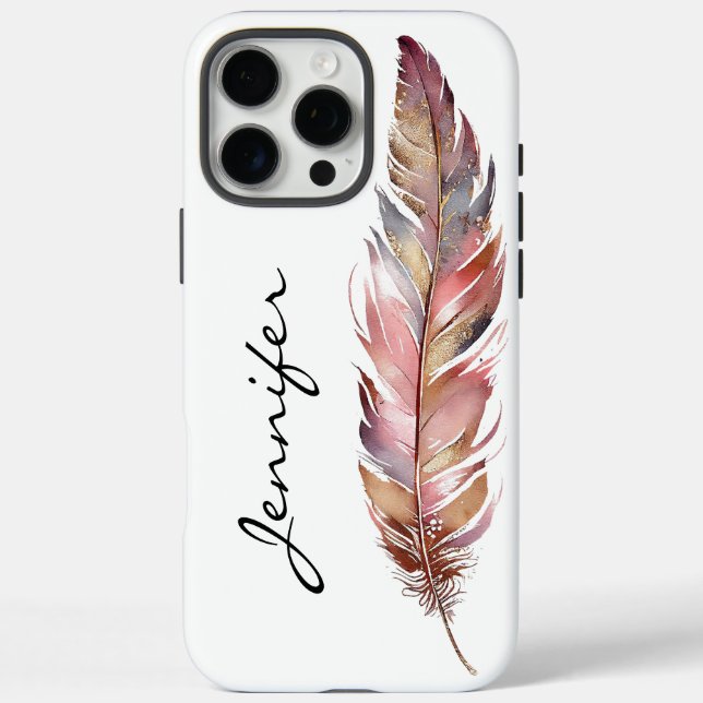 Coques Case-Mate iPhone Boho Native American Feather iPhone (Verso)