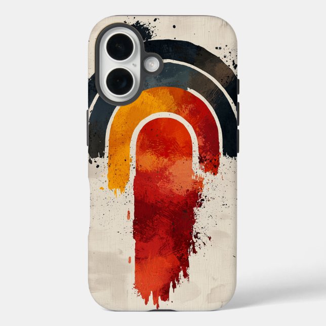 Coques Case-Mate iPhone Boho Retro Splash Rainbow Phone Case (Verso)